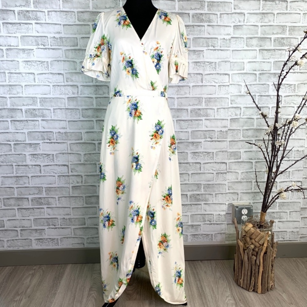 Madewell Ruffle-Sleeve Maxi Dress